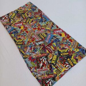 Marvel Comic Print Pillowcase 17" × 33"